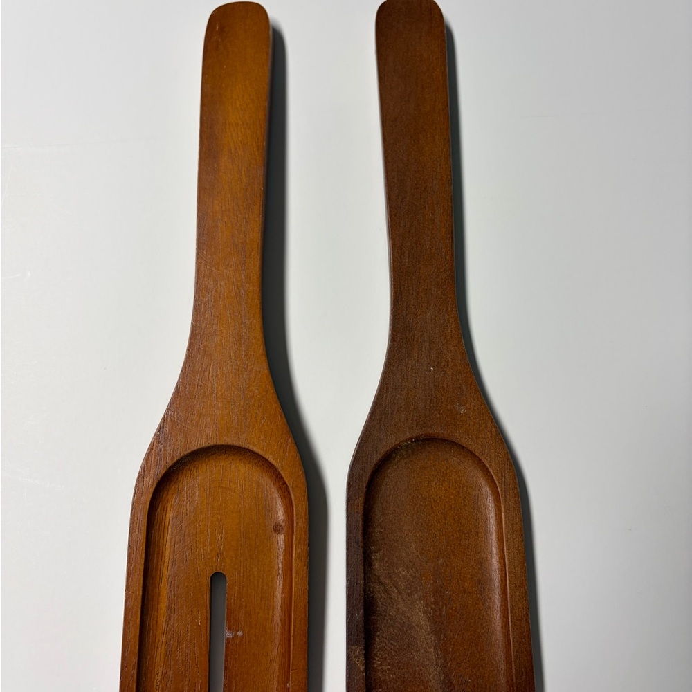 Natural Wooden Salad Servers
